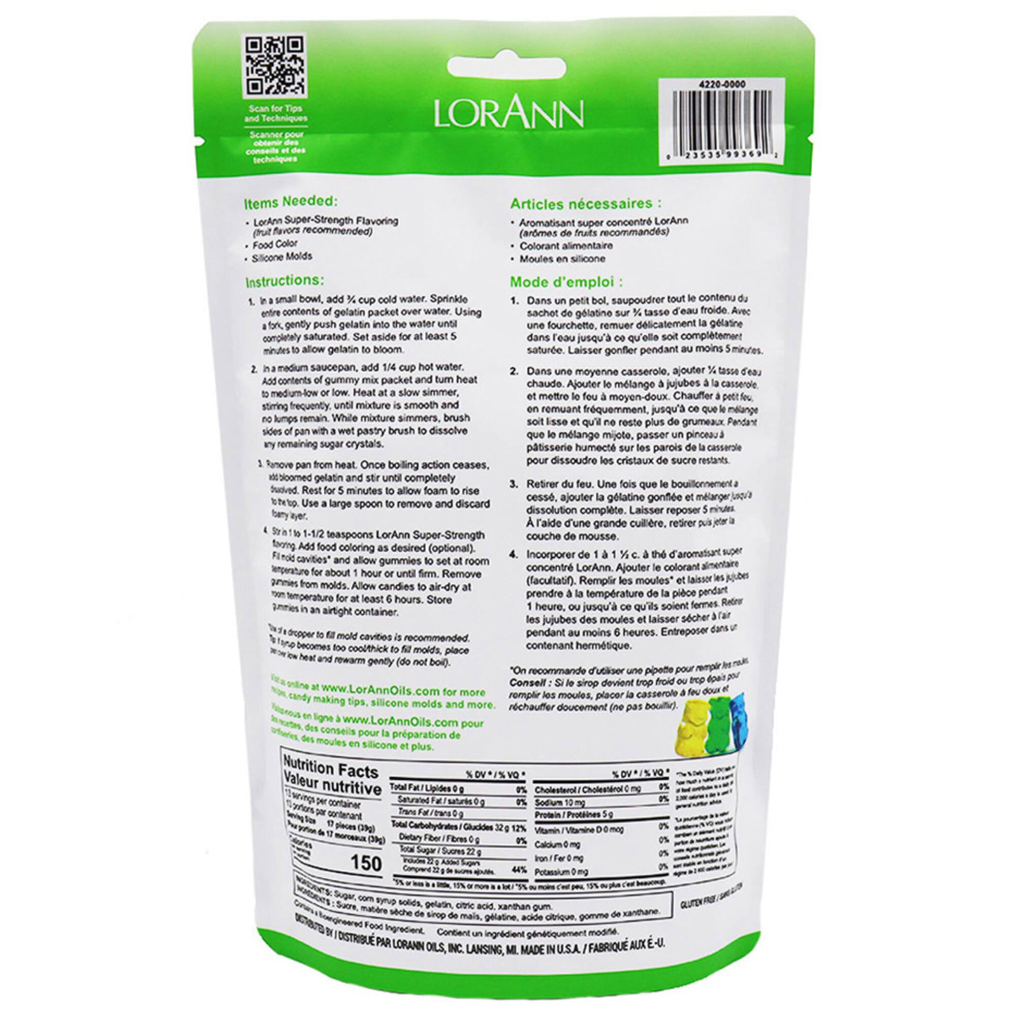 LorAnn Gummy Mix, 18oz.